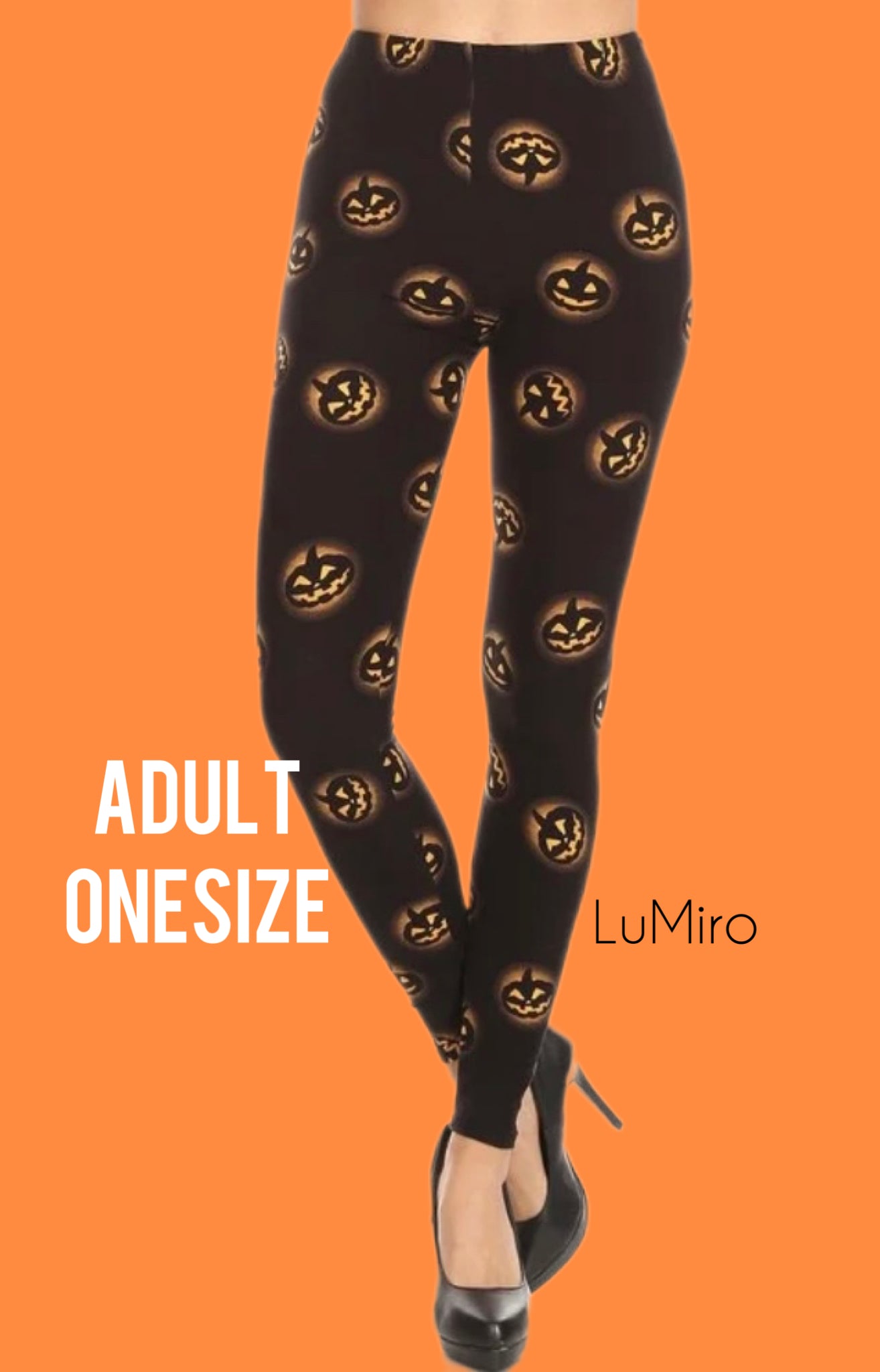 Jack Likes to Party Buttery Soft Halloween leggings ALL SIZES Youth - Plus size